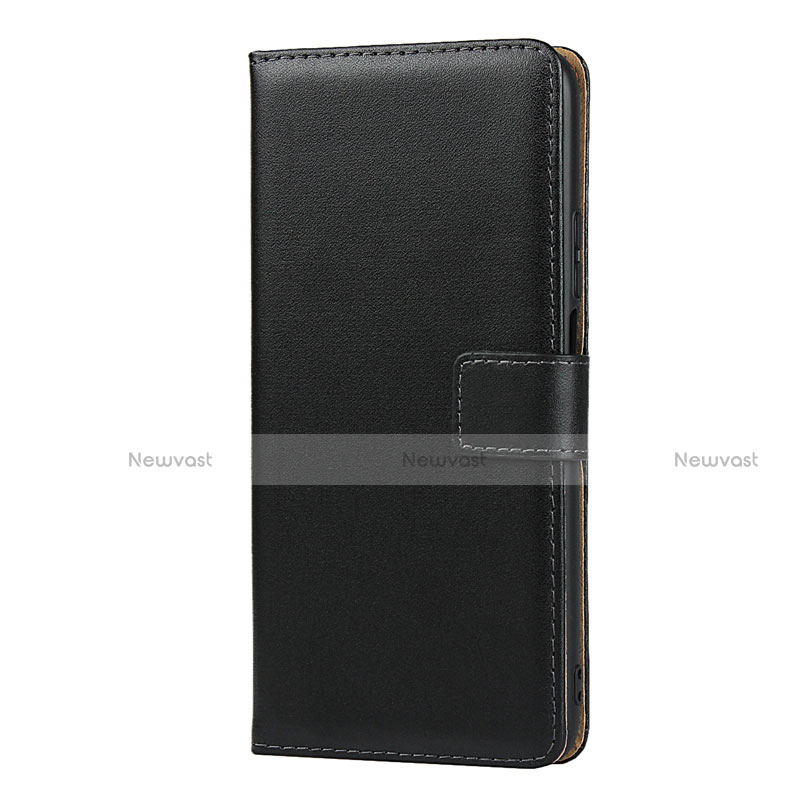 Leather Case Stands Flip Cover for Huawei Honor 9X Pro Black