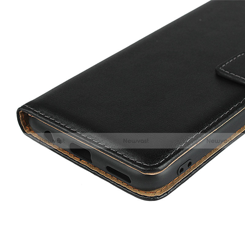 Leather Case Stands Flip Cover for Huawei Honor 9X Pro Black