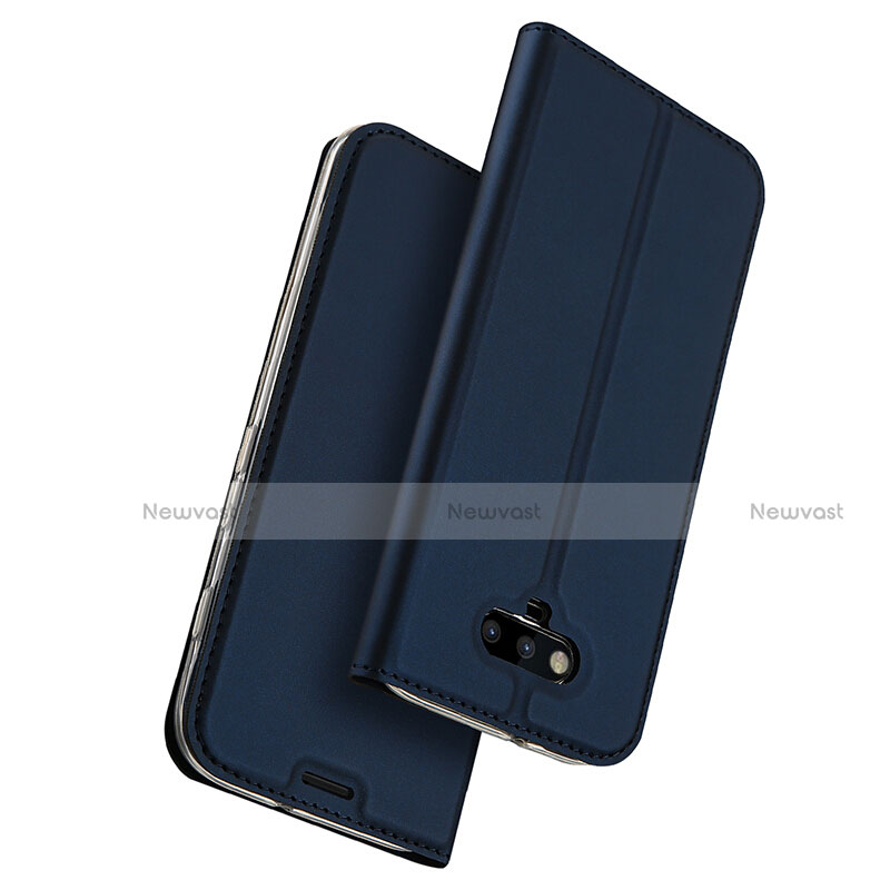 Leather Case Stands Flip Cover for Huawei Honor Magic Blue