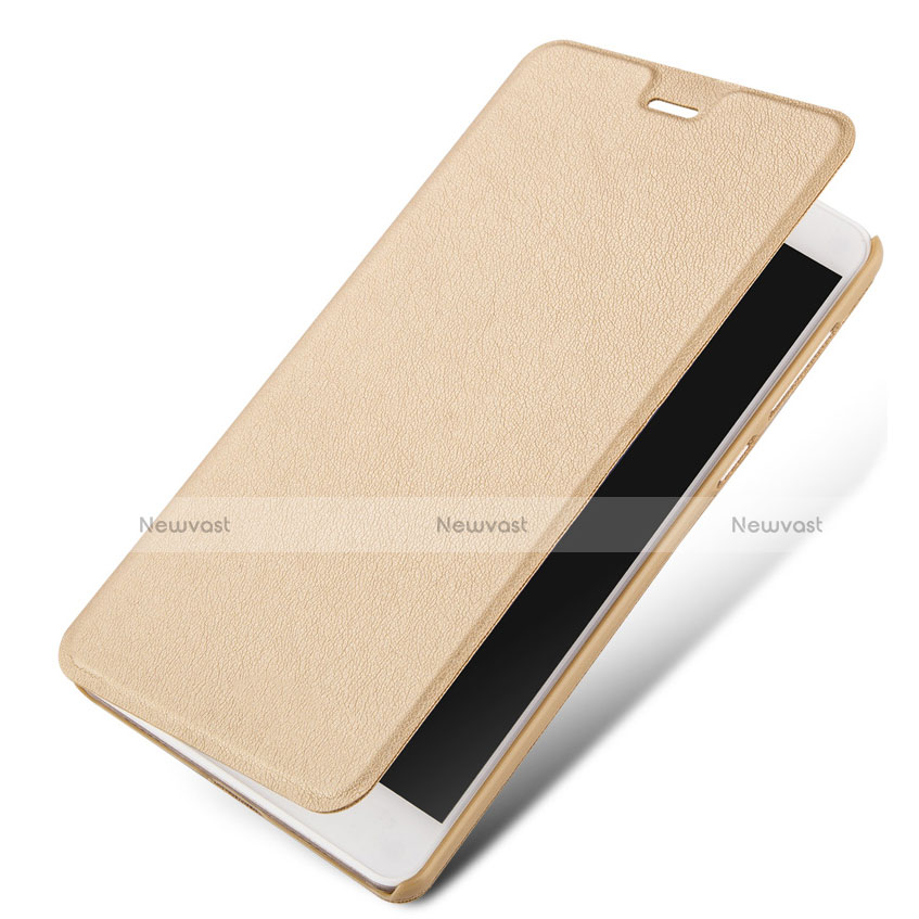 Leather Case Stands Flip Cover for Huawei Honor Play 5 Gold