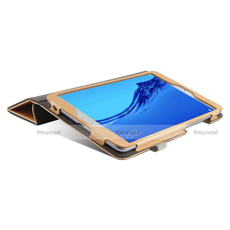 Leather Case Stands Flip Cover for Huawei Honor WaterPlay 10.1 HDN-W09 Gold