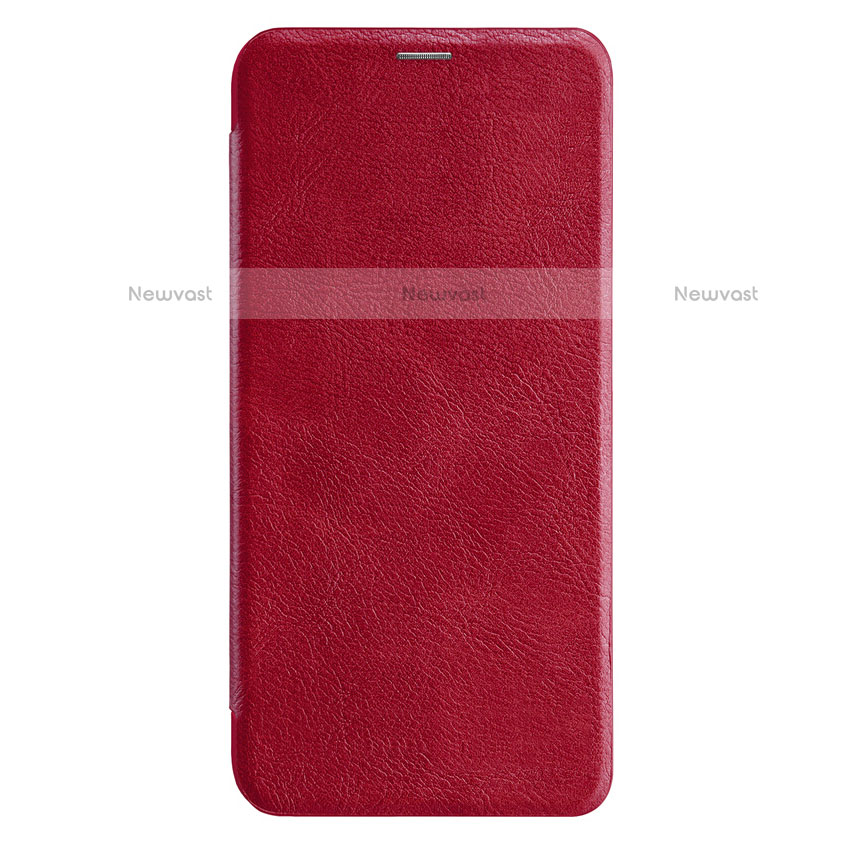 Leather Case Stands Flip Cover for Huawei Maimang 7 Red