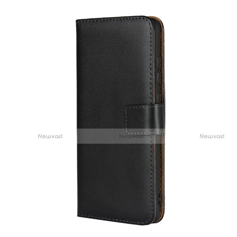 Leather Case Stands Flip Cover for Huawei Mate 20 Black