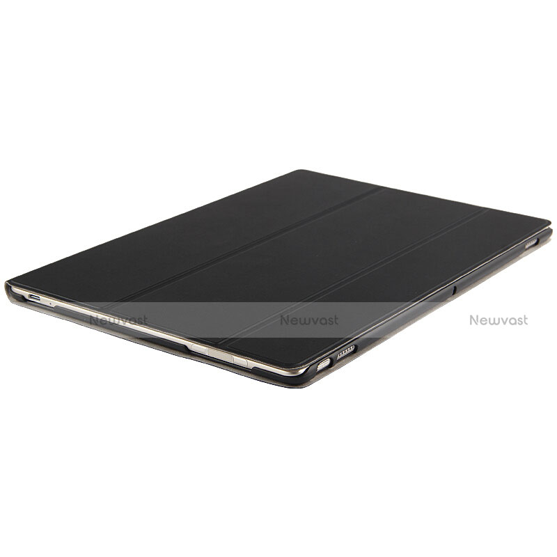 Leather Case Stands Flip Cover for Huawei MateBook HZ-W09 Black