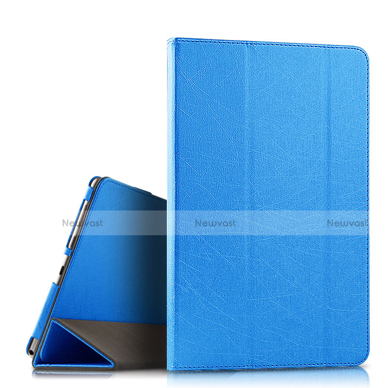 Leather Case Stands Flip Cover for Huawei MatePad 10.8 Blue