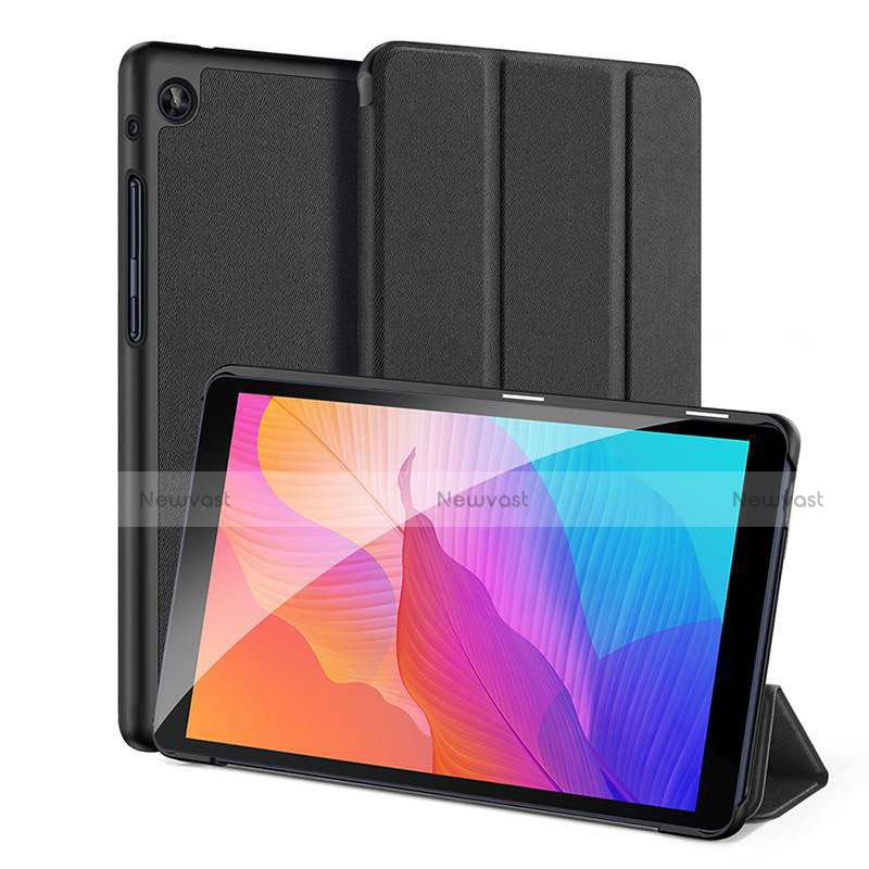 Leather Case Stands Flip Cover for Huawei MatePad T 8 Black