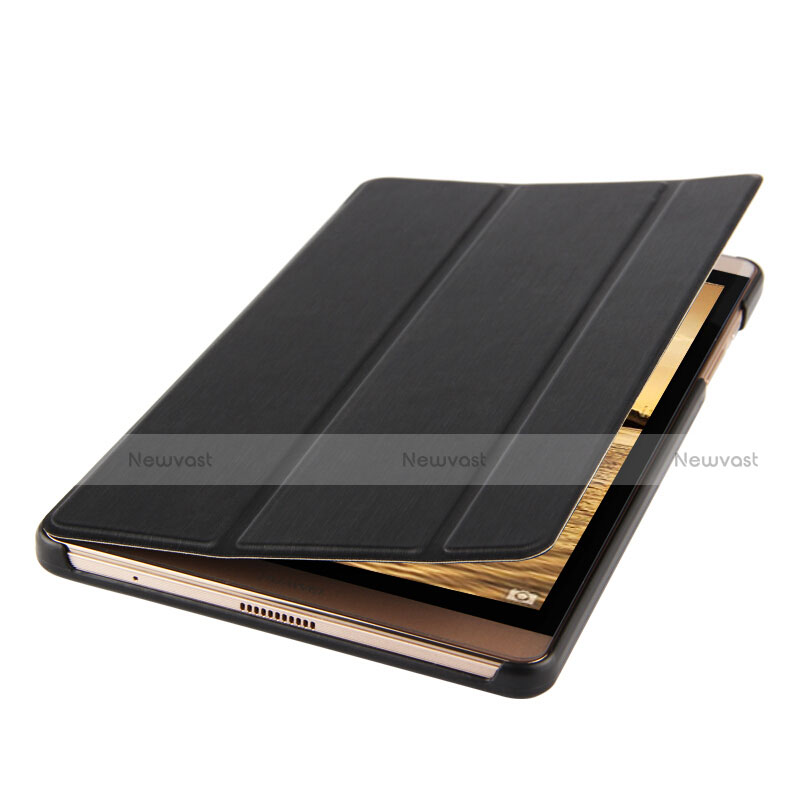 Leather Case Stands Flip Cover for Huawei Mediapad M2 8 M2-801w M2-803L M2-802L Black