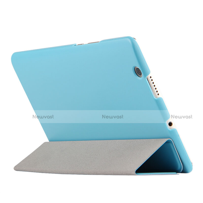 Leather Case Stands Flip Cover for Huawei Mediapad M3 8.4 BTV-DL09 BTV-W09 Cyan