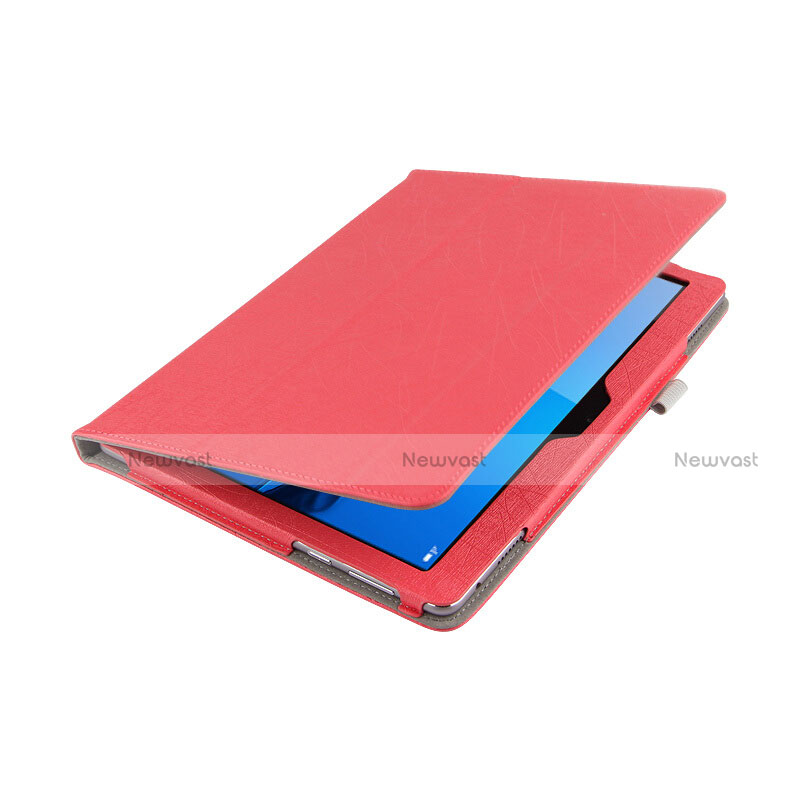 Leather Case Stands Flip Cover for Huawei MediaPad M3 Lite 10.1 BAH-W09 Red