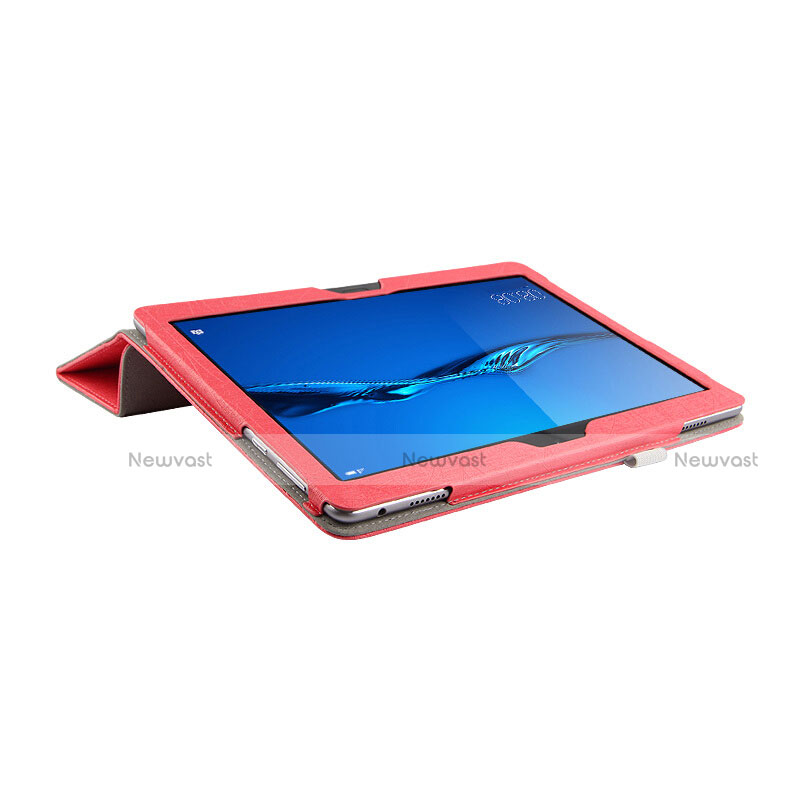 Leather Case Stands Flip Cover for Huawei MediaPad M3 Lite 10.1 BAH-W09 Red