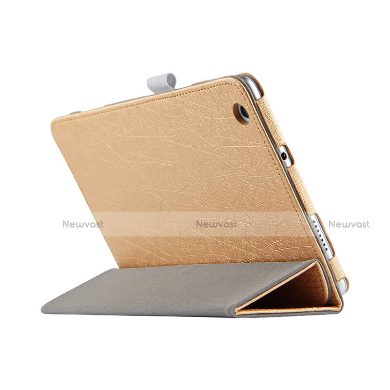 Leather Case Stands Flip Cover for Huawei MediaPad M3 Lite 8.0 CPN-W09 CPN-AL00 Gold