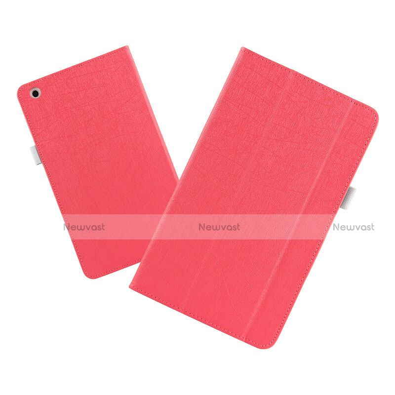 Leather Case Stands Flip Cover for Huawei MediaPad M3 Lite 8.0 CPN-W09 CPN-AL00 Red