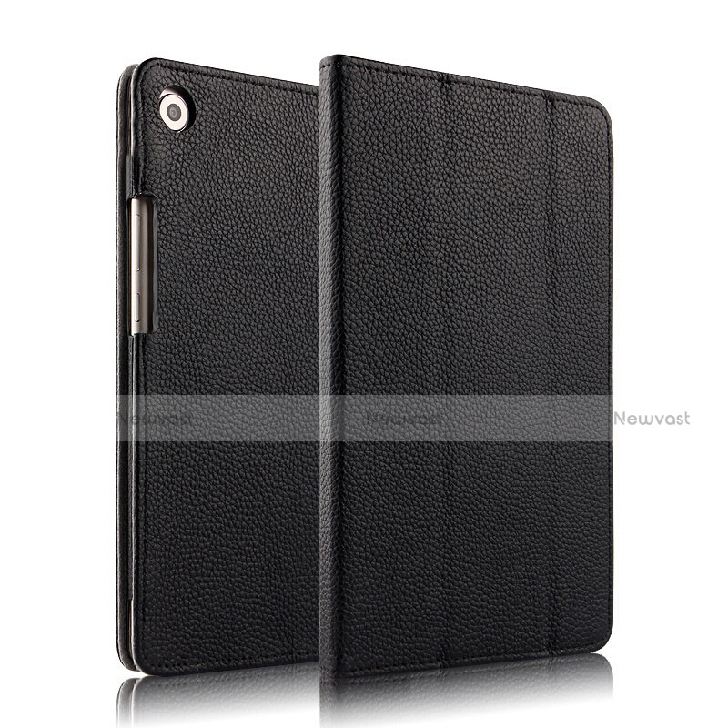 Leather Case Stands Flip Cover for Huawei MediaPad M5 8.4 SHT-AL09 SHT-W09 Black