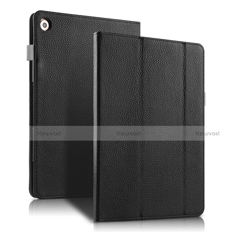 Leather Case Stands Flip Cover for Huawei MediaPad M5 Lite 10.1 Black