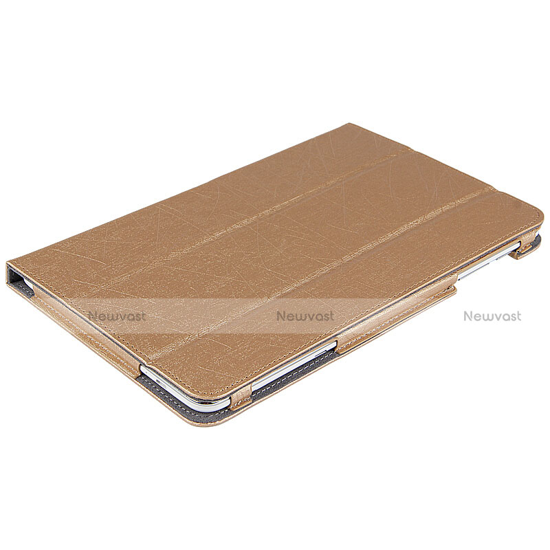 Leather Case Stands Flip Cover for Huawei Mediapad T1 10 Pro T1-A21L T1-A23L Gold