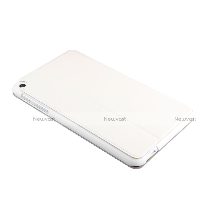 Leather Case Stands Flip Cover for Huawei Mediapad T1 7.0 T1-701 T1-701U White