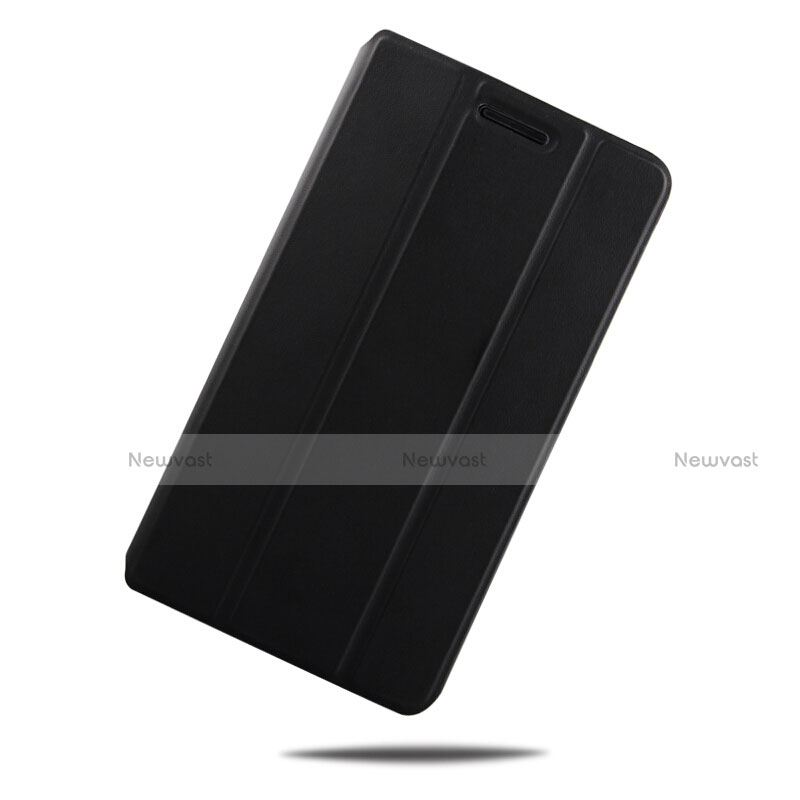Leather Case Stands Flip Cover for Huawei Mediapad T2 7.0 BGO-DL09 BGO-L03 Black