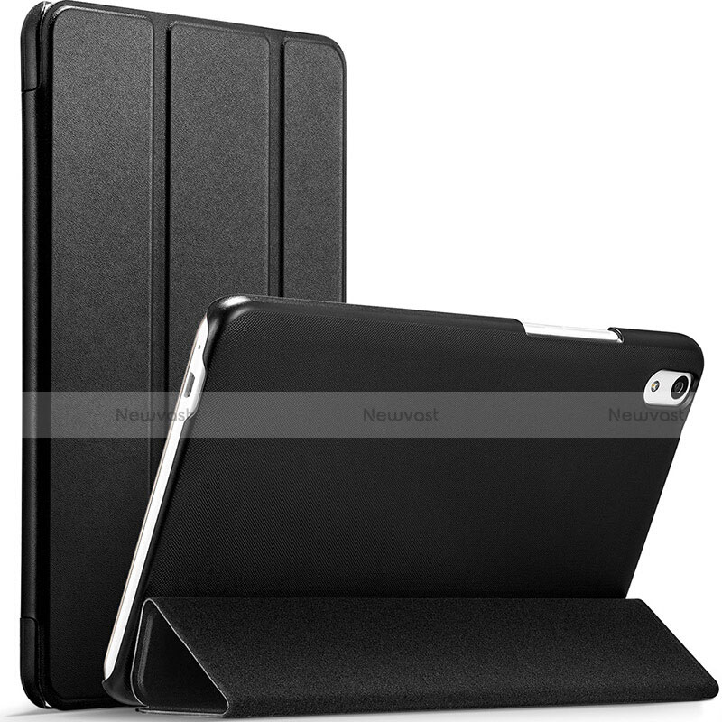 Leather Case Stands Flip Cover for Huawei MediaPad T2 8.0 Pro Black