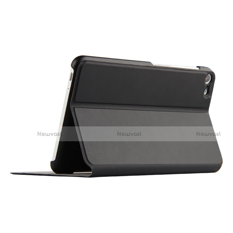 Leather Case Stands Flip Cover for Huawei MediaPad T2 Pro 7.0 PLE-703L Black