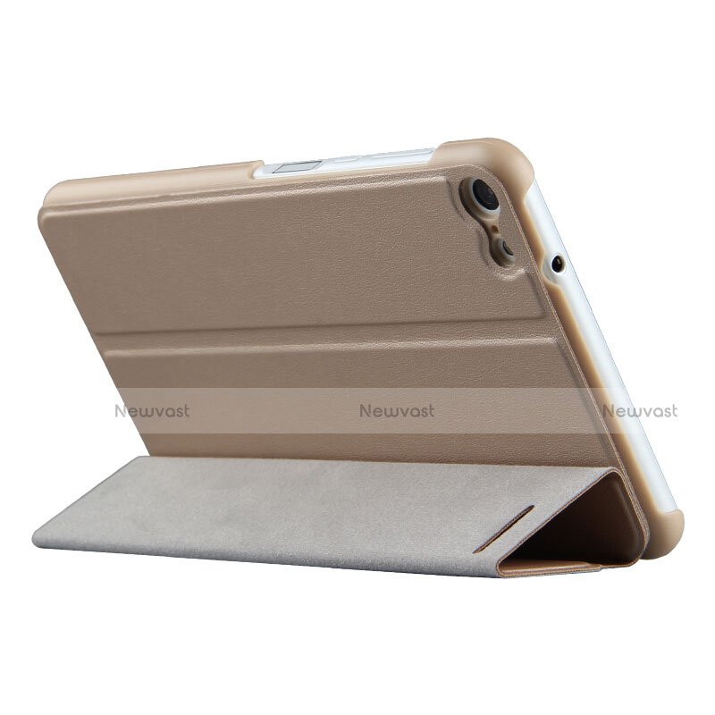 Leather Case Stands Flip Cover for Huawei MediaPad T2 Pro 7.0 PLE-703L Gold