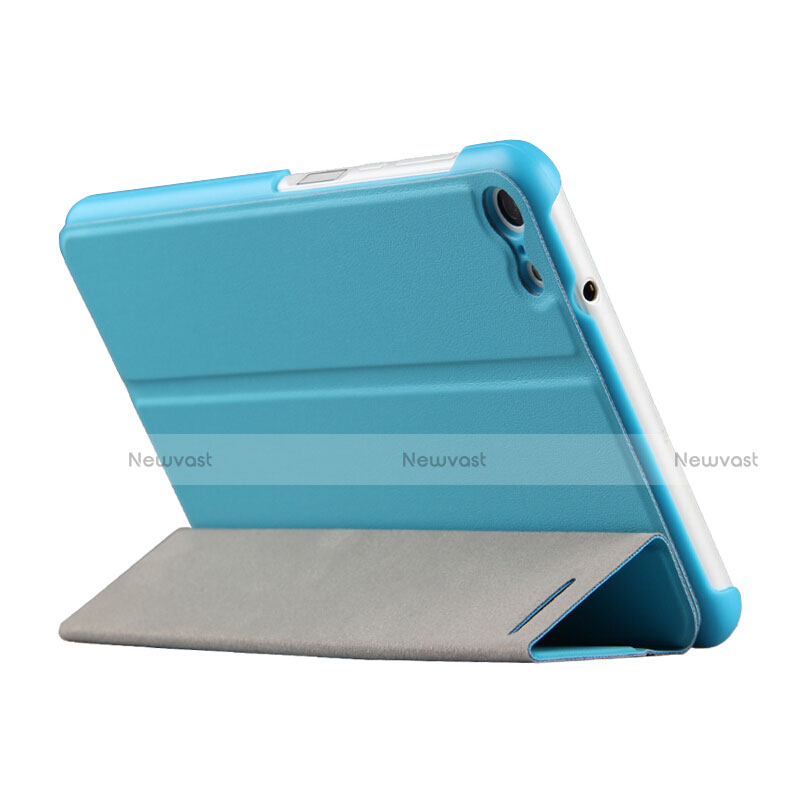 Leather Case Stands Flip Cover for Huawei MediaPad T2 Pro 7.0 PLE-703L Sky Blue