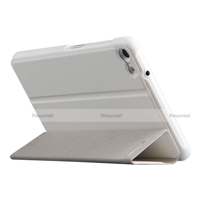 Leather Case Stands Flip Cover for Huawei MediaPad T2 Pro 7.0 PLE-703L White