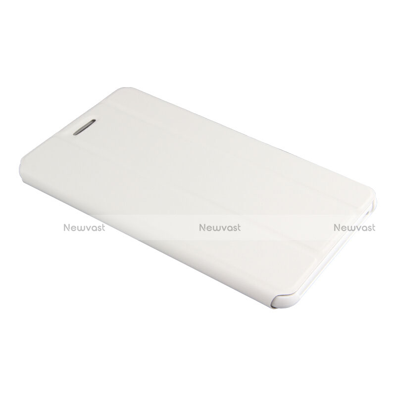 Leather Case Stands Flip Cover for Huawei MediaPad T2 Pro 7.0 PLE-703L White