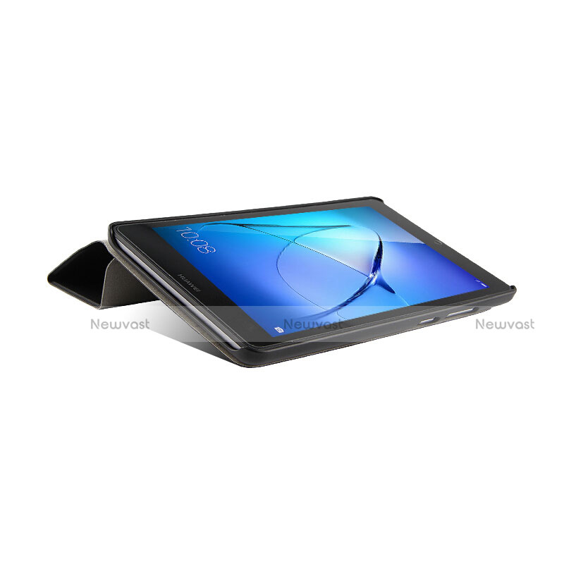 Leather Case Stands Flip Cover for Huawei MediaPad T3 7.0 BG2-W09 BG2-WXX Black