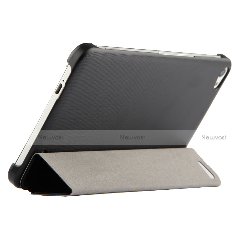 Leather Case Stands Flip Cover for Huawei MediaPad X2 Black