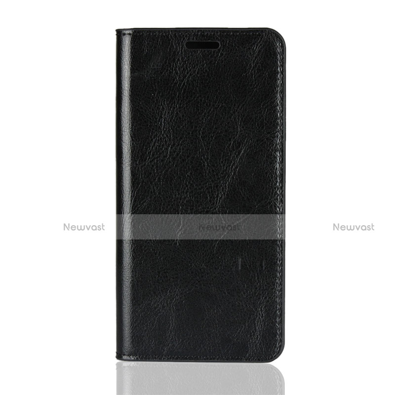 Leather Case Stands Flip Cover for Huawei P30 Black