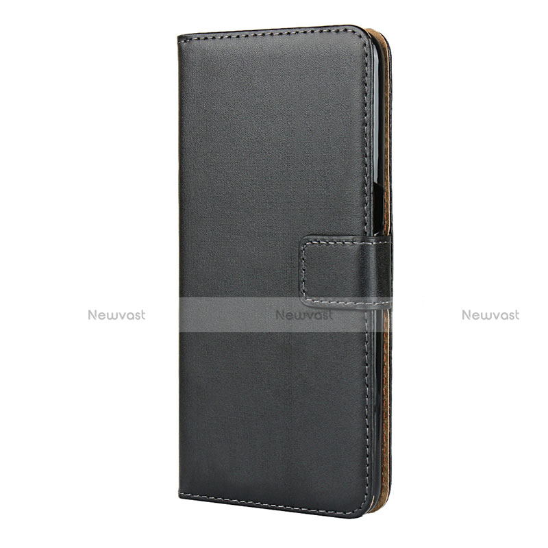 Leather Case Stands Flip Cover for LG V50 ThinQ 5G Black