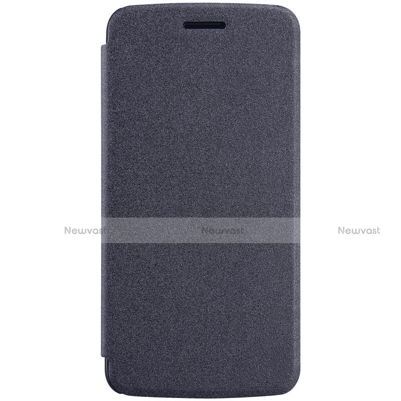 Leather Case Stands Flip Cover for Motorola Moto G5 Plus Black