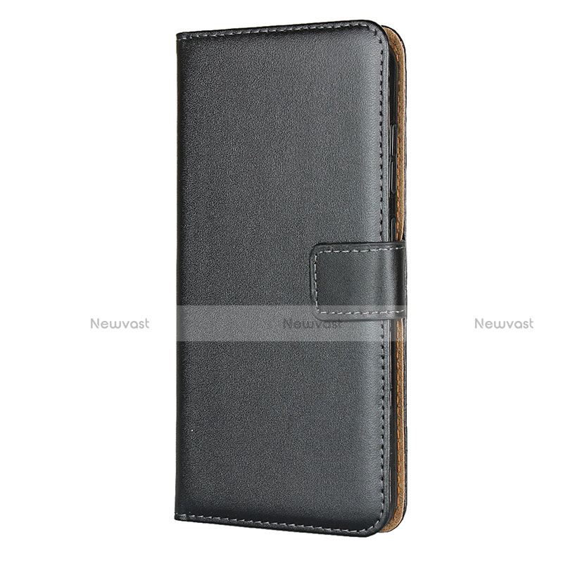 Leather Case Stands Flip Cover for Nokia 2.3 Black