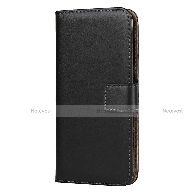 Leather Case Stands Flip Cover for Nokia 4.2 Black