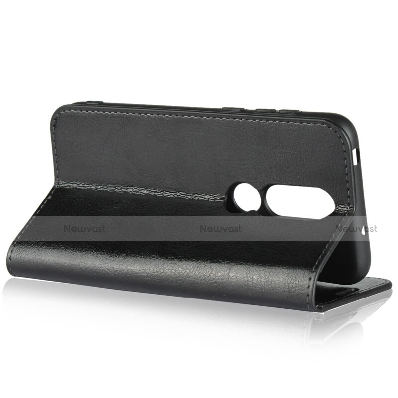 Leather Case Stands Flip Cover for Nokia 6.1 Plus