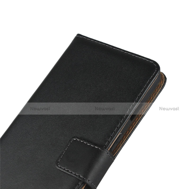 Leather Case Stands Flip Cover for OnePlus 7 Black