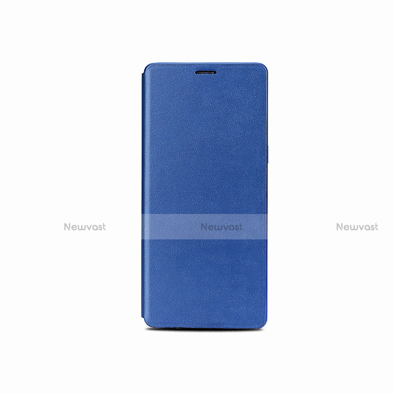 Leather Case Stands Flip Cover for Samsung Galaxy Note 8 Blue