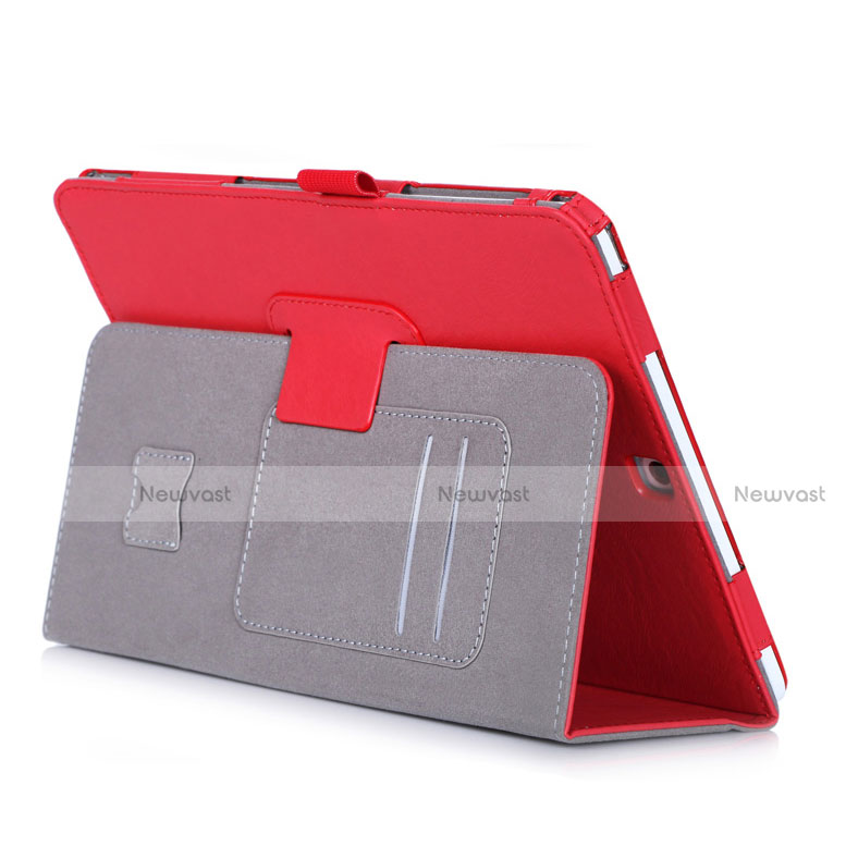 Leather Case Stands Flip Cover for Samsung Galaxy Tab S2 9.7 SM-T810 SM-T815 Red