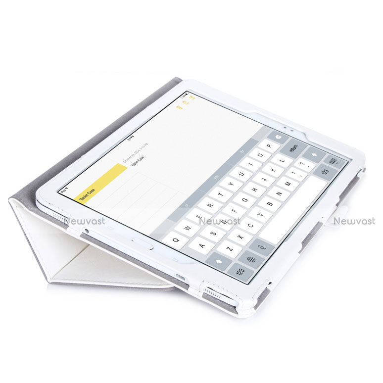 Leather Case Stands Flip Cover for Samsung Galaxy Tab S2 9.7 SM-T810 SM-T815 White