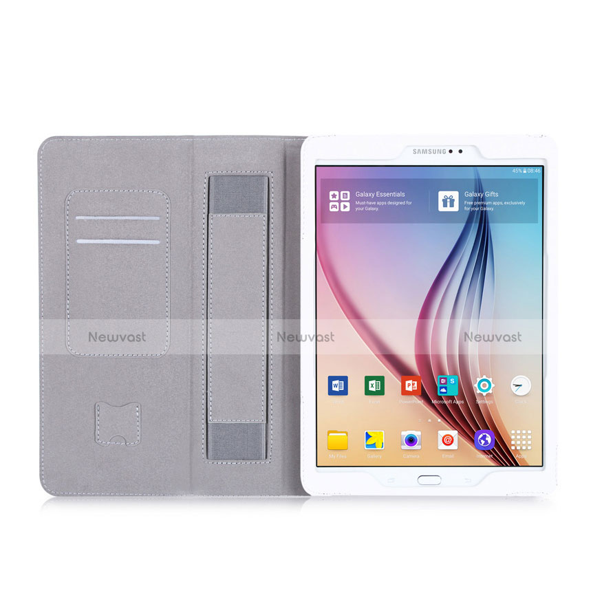 Leather Case Stands Flip Cover for Samsung Galaxy Tab S2 9.7 SM-T810 SM-T815 White