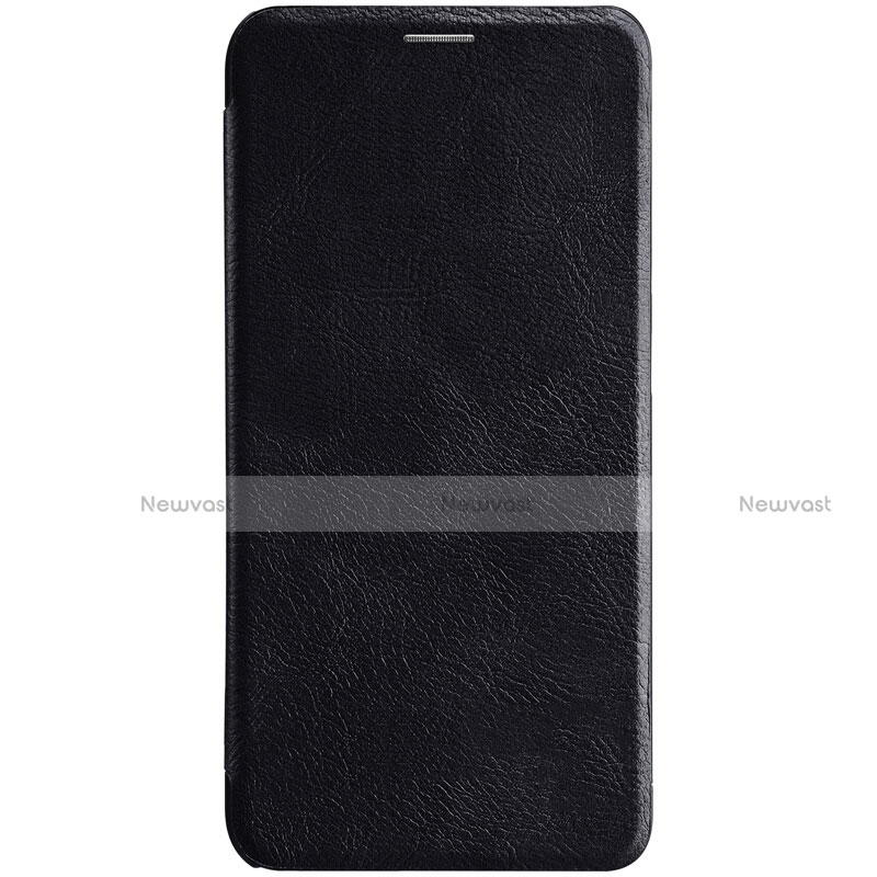 Leather Case Stands Flip Cover for Xiaomi Mi 8 Black