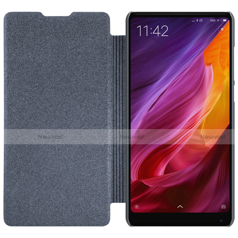 Leather Case Stands Flip Cover for Xiaomi Mi Mix Evo Black