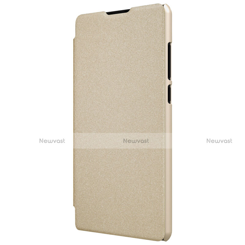 Leather Case Stands Flip Cover for Xiaomi Mi Mix Evo Gold