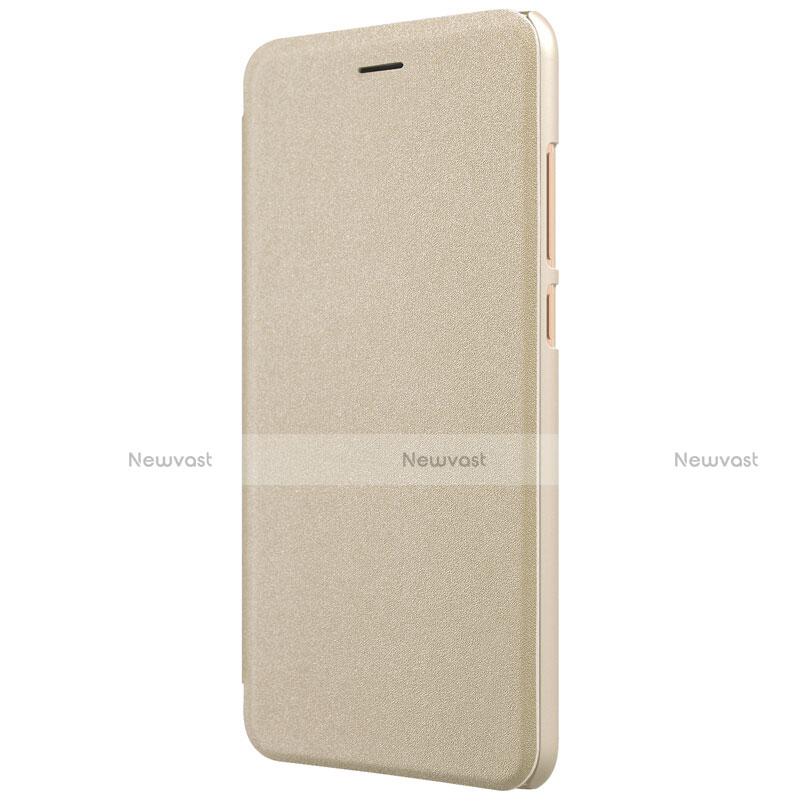Leather Case Stands Flip Cover for Xiaomi Mi Note 3 Gold