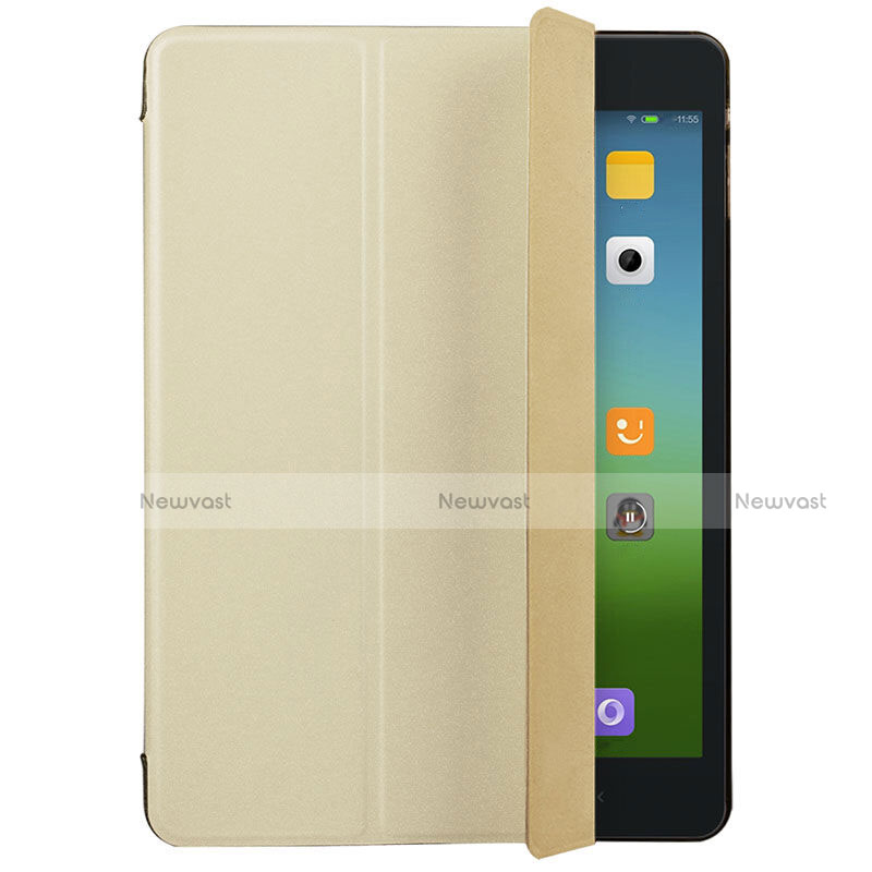 Leather Case Stands Flip Cover for Xiaomi Mi Pad 2 Gold