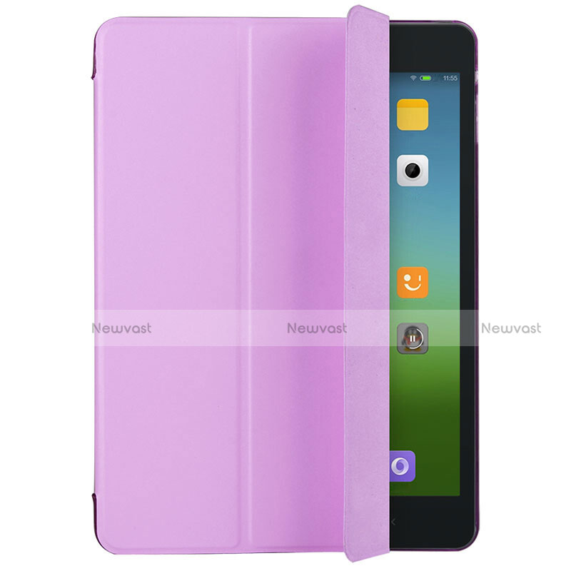 Leather Case Stands Flip Cover for Xiaomi Mi Pad 2 Purple