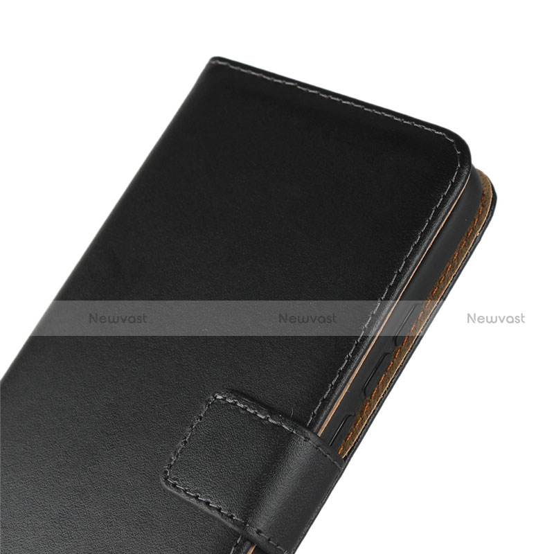 Leather Case Stands Flip Cover for Xiaomi Redmi 7 Black
