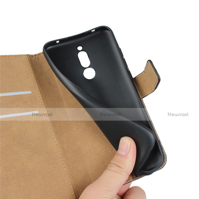 Leather Case Stands Flip Cover for Xiaomi Redmi 8 Black