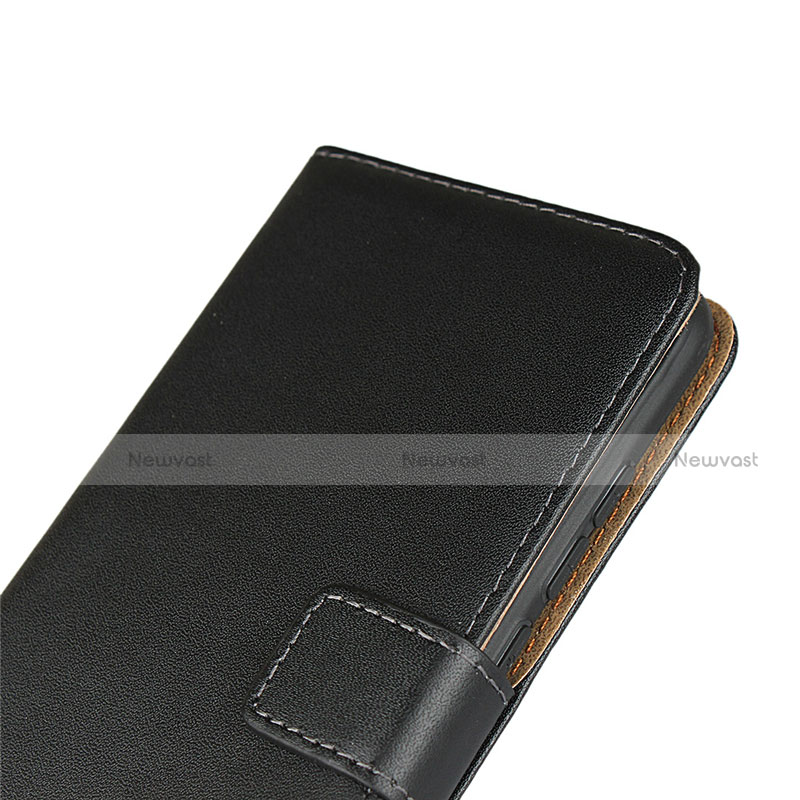 Leather Case Stands Flip Cover for Xiaomi Redmi 8A Black