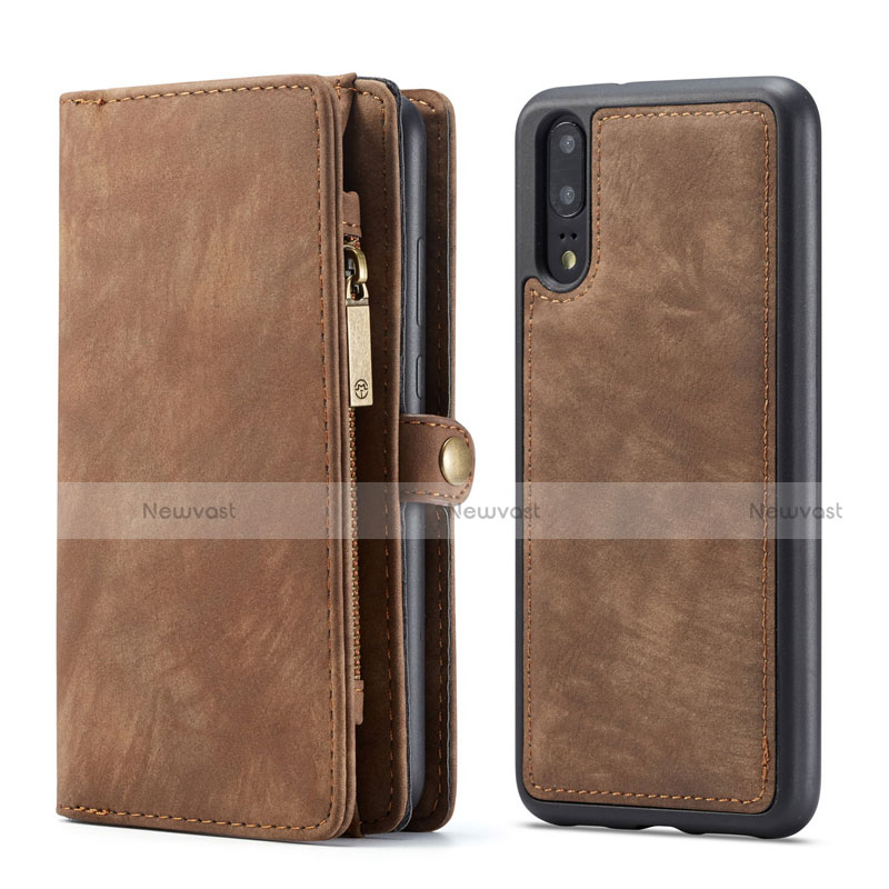 Leather Case Stands Flip Cover G02 Holder for Huawei P20